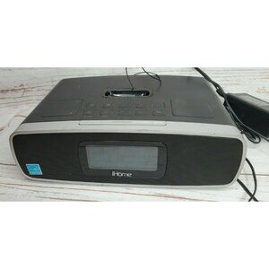 iHome Model iP90 AM/FM Alarm Clock Radio with iPhone Docking Station – Wake Up